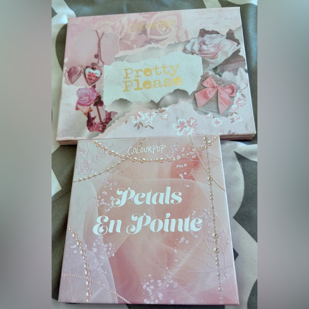 ColourPop Pretty Please & Petals En Pointe Eyeshadow Palette Bundle